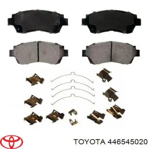 Передние тормозные колодки 446545020 Toyota