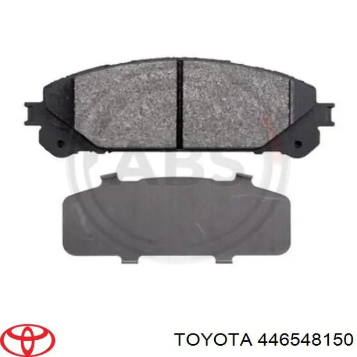 446548150 Toyota колодки тормозные передние дисковые