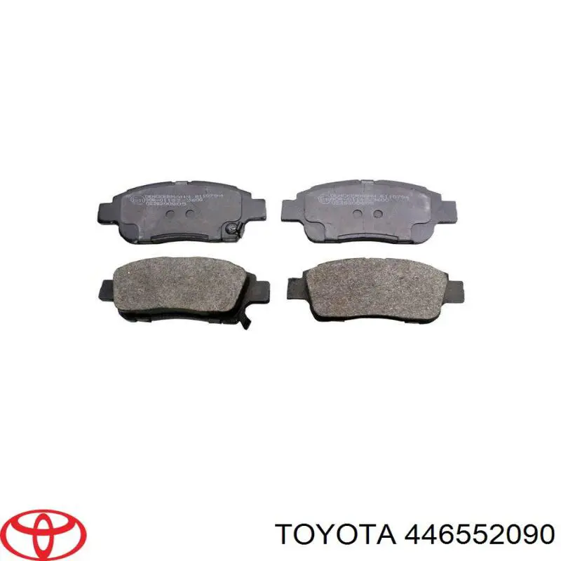 Передние тормозные колодки 446552090 Toyota