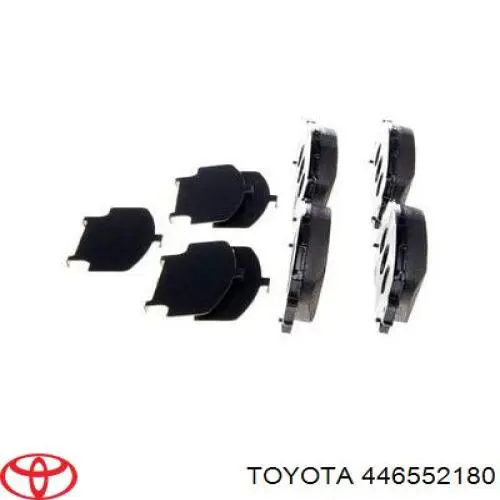 446552180 Toyota колодки тормозные передние дисковые