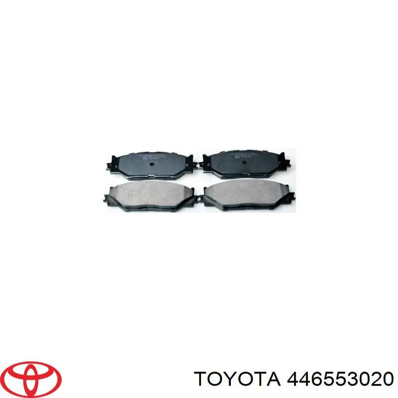 Передние тормозные колодки 446553020 Toyota