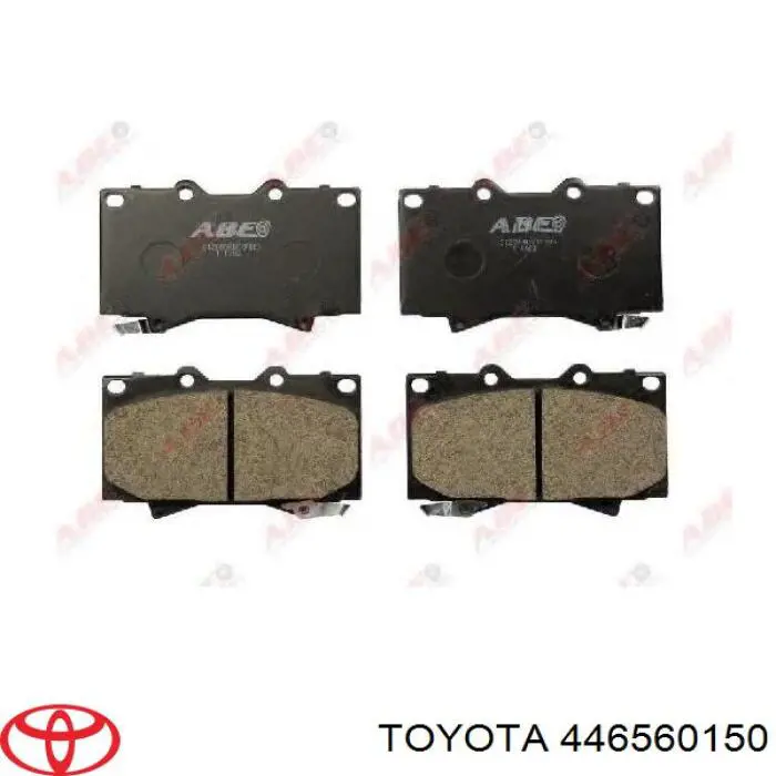 Передние тормозные колодки 446560150 Toyota