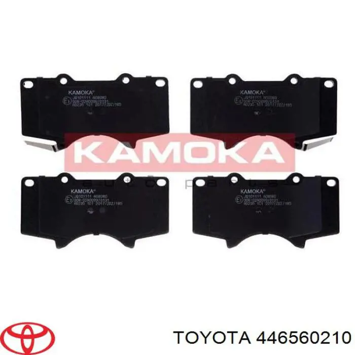 Передние тормозные колодки 446560210 Toyota