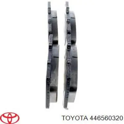 Передние тормозные колодки 446560320 Toyota