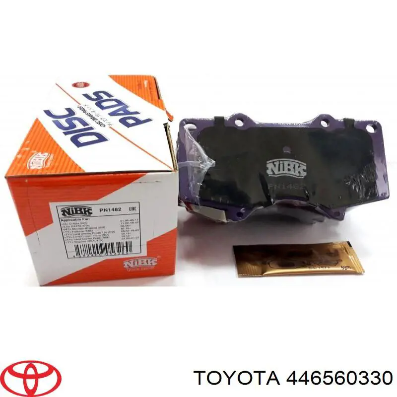 Колодки Toyota 446560330 цена, от 38.09 USD
