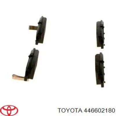Задние тормозные колодки 446602180 Toyota