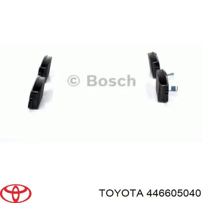 Задние тормозные колодки 446605040 Toyota