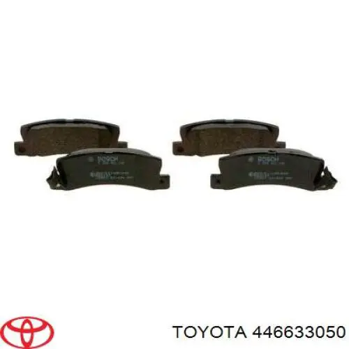 446633050 Toyota задние тормозные колодки