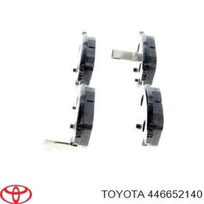 Задние тормозные колодки 446652140 Toyota