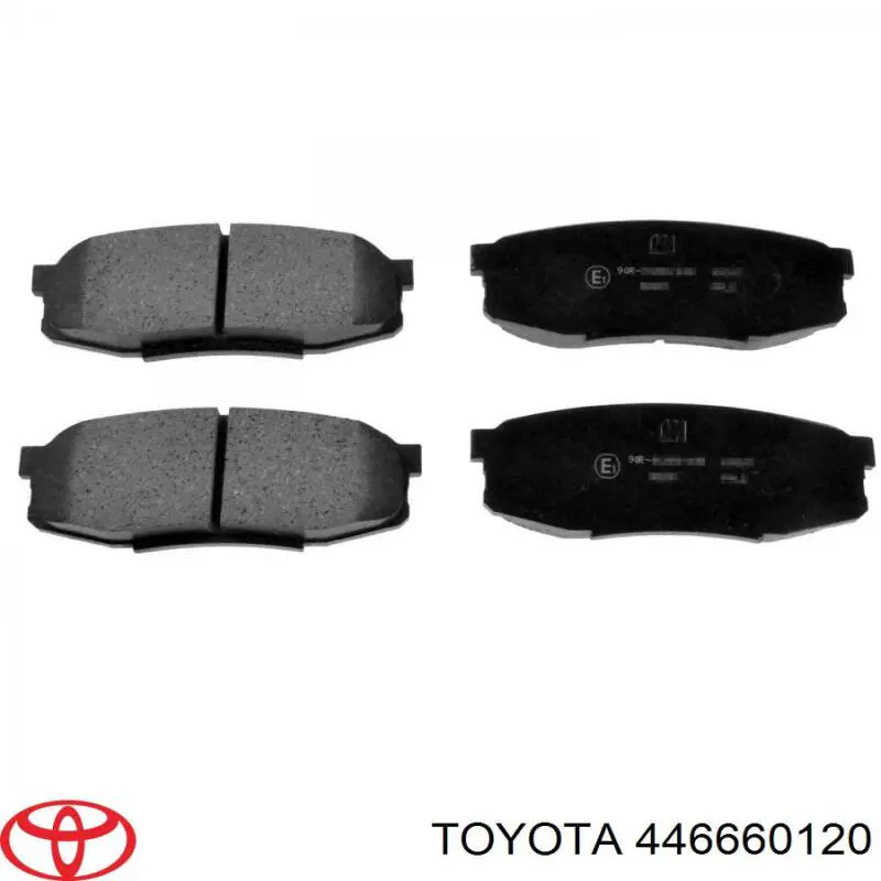 Задние тормозные колодки 446660120 Toyota