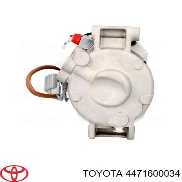 Компрессор кондиционера 4471600034 Toyota