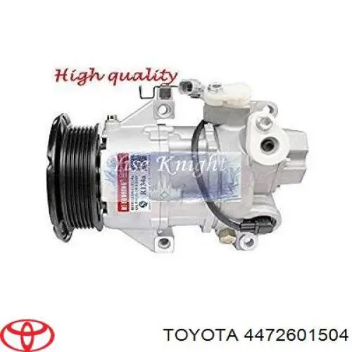 Компрессор кондиционера 4472601504 Toyota
