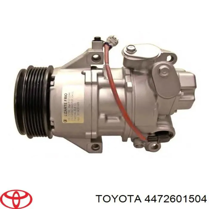 Компрессор кондиционера 4472601504 Toyota