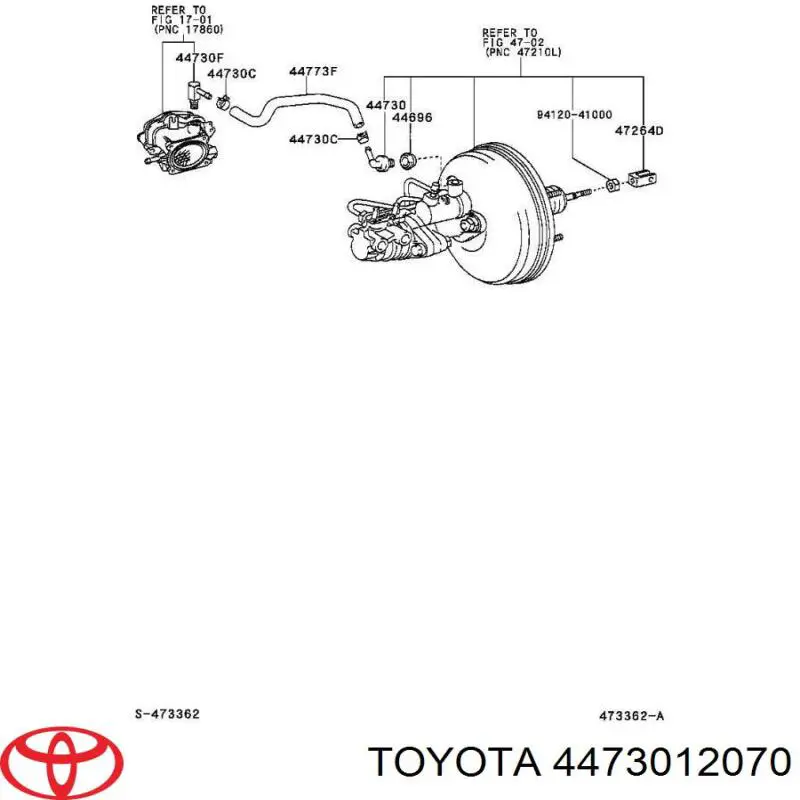  4473012070 Toyota