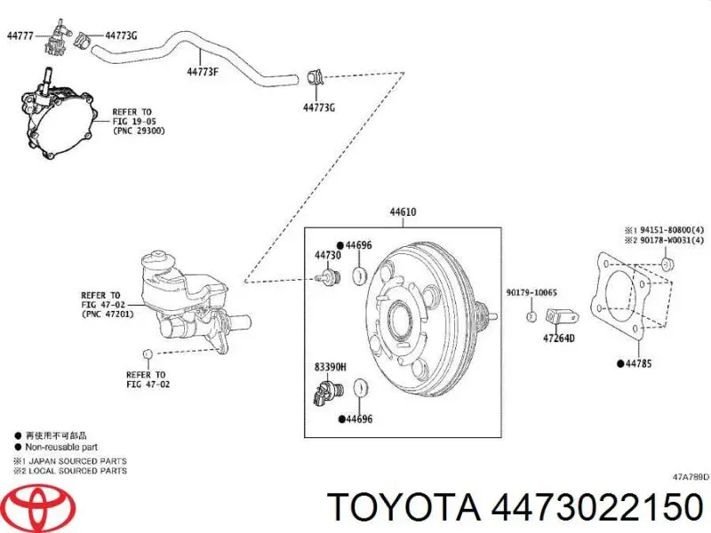  Toyota 4473022150 цена, от  USD