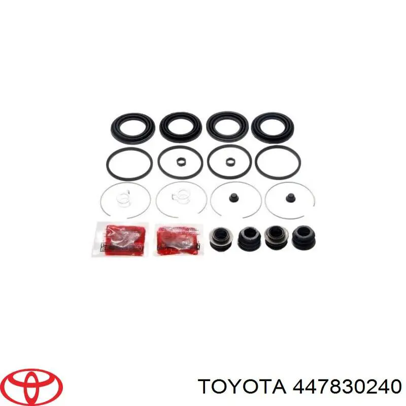 447830240 Toyota ремкомплект суппорта тормозного переднего