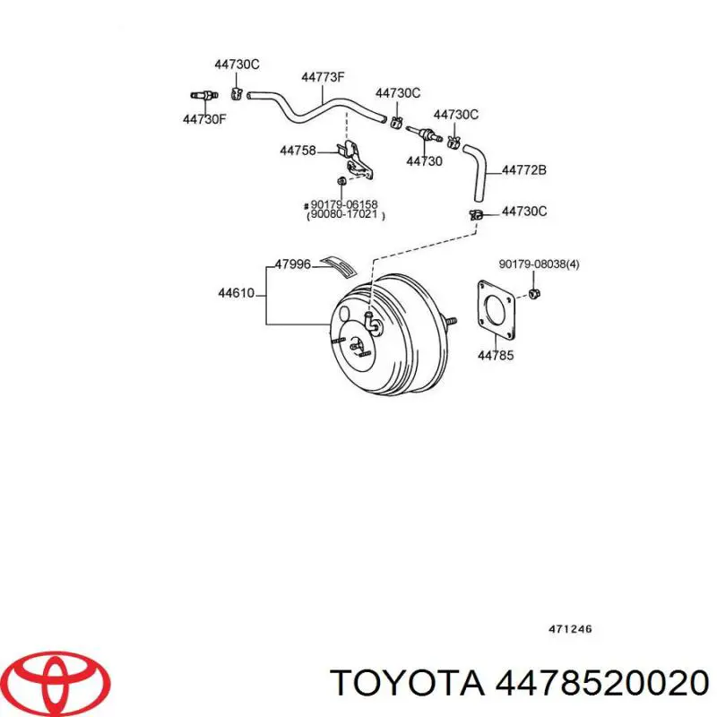 4478520020 Toyota 