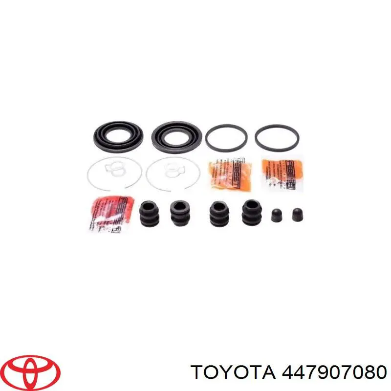 447907080 Toyota ремкомплект суппорта тормозного заднего