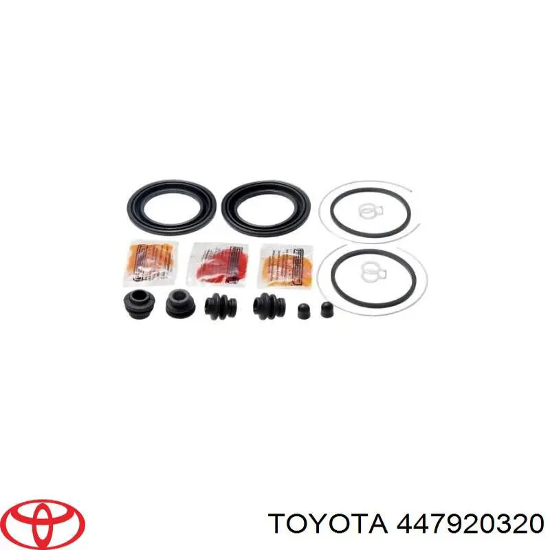 447920320 Toyota ремкомплект суппорта тормозного переднего