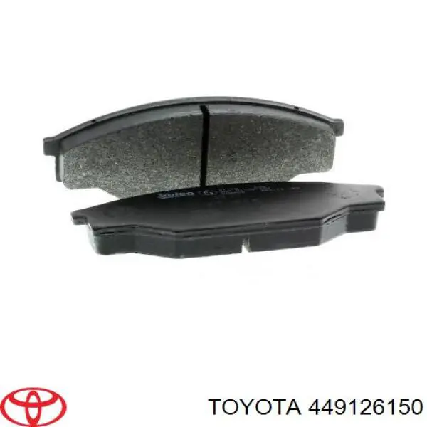 449126150 Toyota колодки тормозные передние дисковые