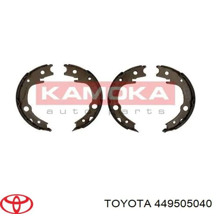Купить 449505040 Toyota Колодки ручника/стояночного тормоза