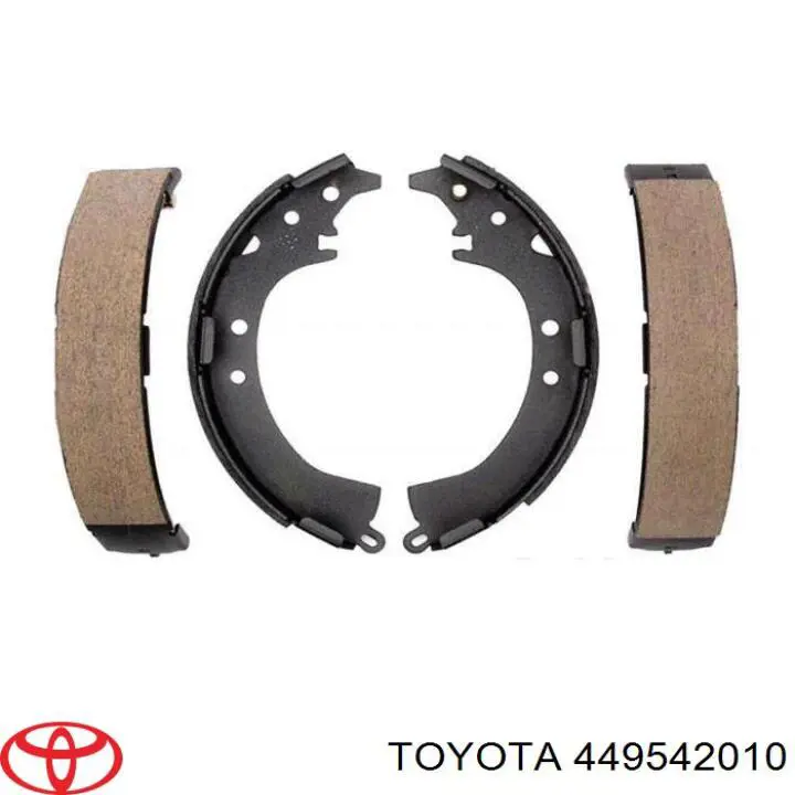 Задние барабанные колодки 449542010 Toyota