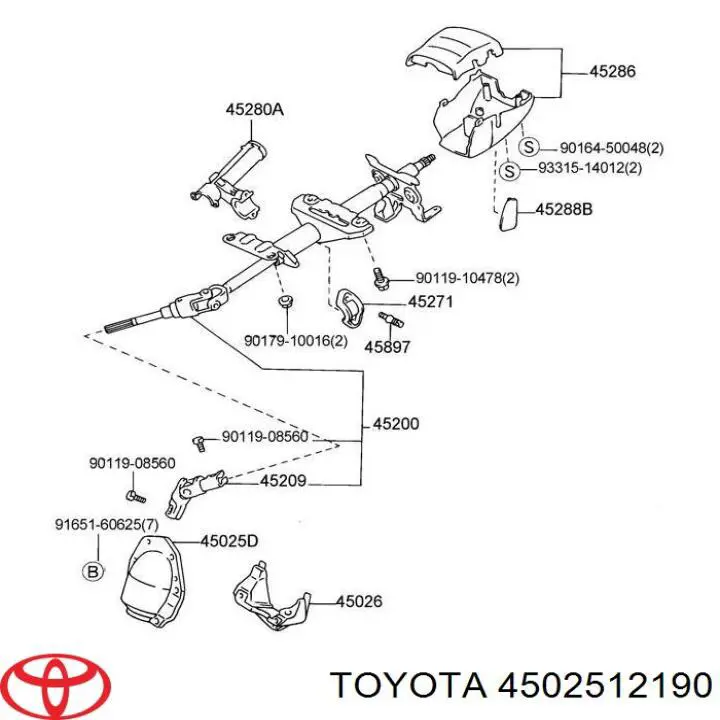  4502512190 Toyota