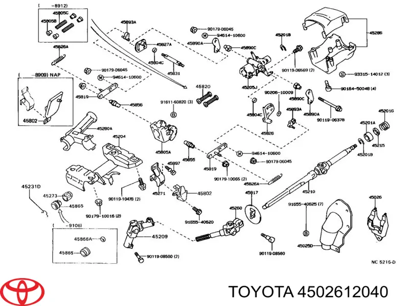  4502612040 Toyota