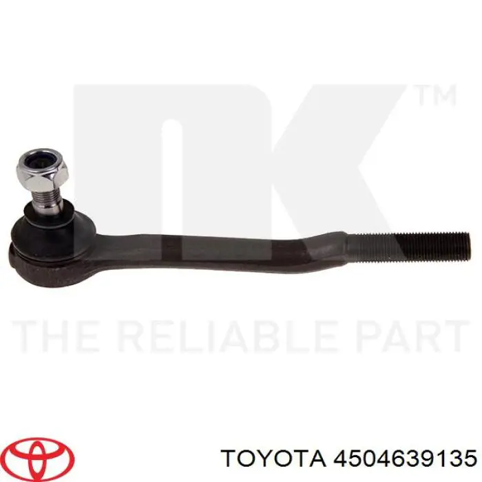 Наконечник поперечной рулевой тяги 4504639225 Toyota