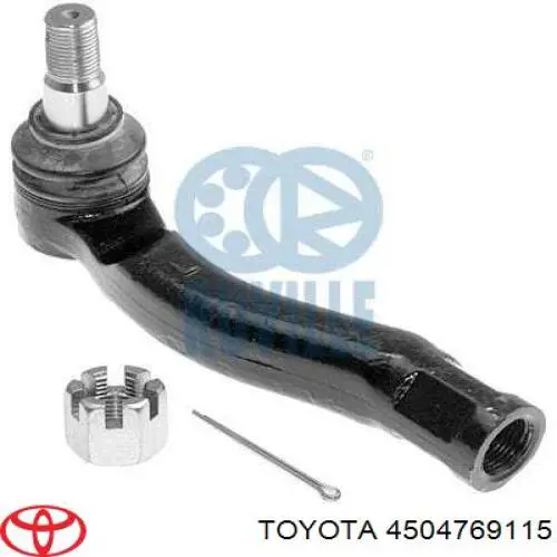 Ponta externa da barra de direção Toyota 4504769115 preço, a partir de 21,54 USD