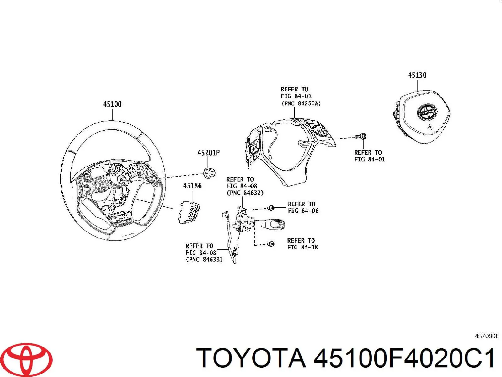 Руль Toyota 45100F4020C1 цена, от 76.19 USD