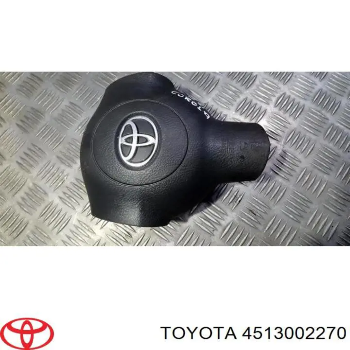 Подушка безопасности (AIRBAG) водительская на Toyota Corolla E12