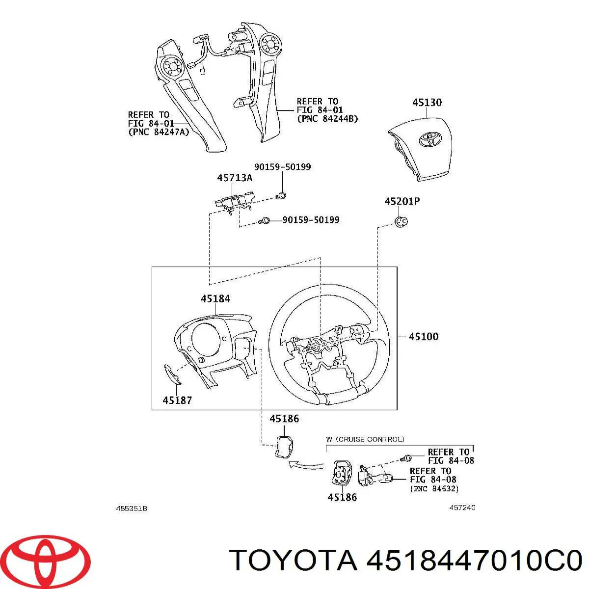 4518447010C0 Toyota 