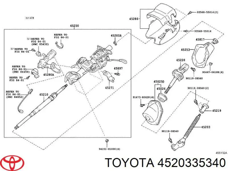 4520335340 Toyota 