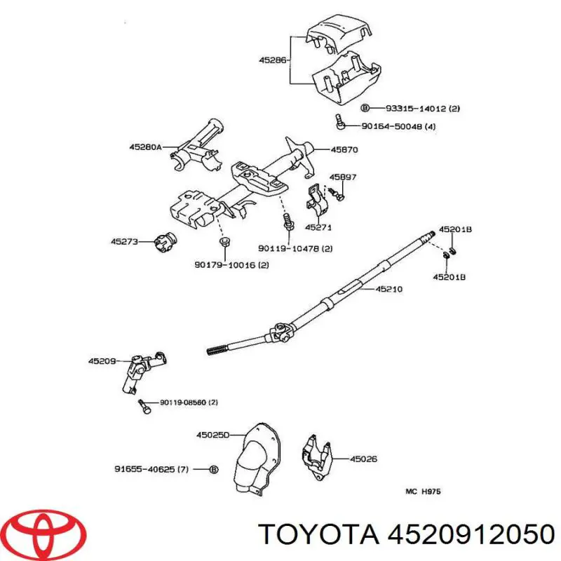  4520912050 Toyota