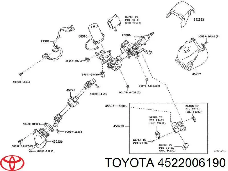  4522006190 Toyota