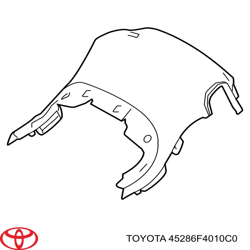 45286F4010C0 Toyota Накладка рулевой колонки