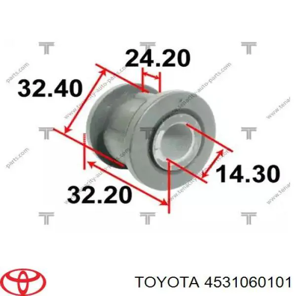 4531060101 Toyota рулевая рейка