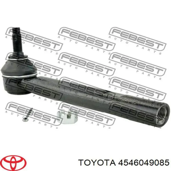 4546049085 Toyota ponta externa da barra de direção