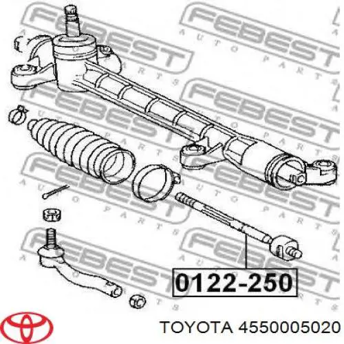 4550005020 Toyota Управление рулевое в сборе
