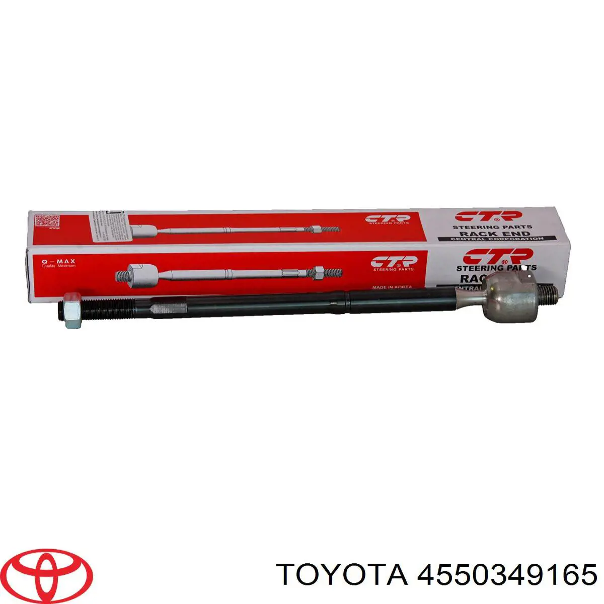 Tração de direção 4550349165 Toyota