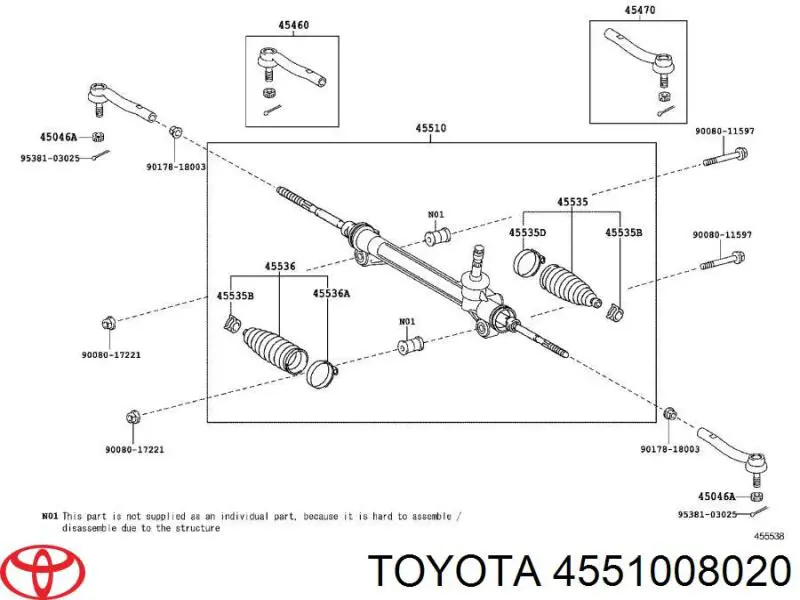 Рулевая рейка M5091 Motorherz