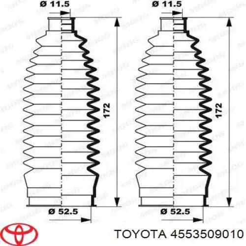 Пыльник тяги Toyota 4553509010 цена, от 10.67 USD