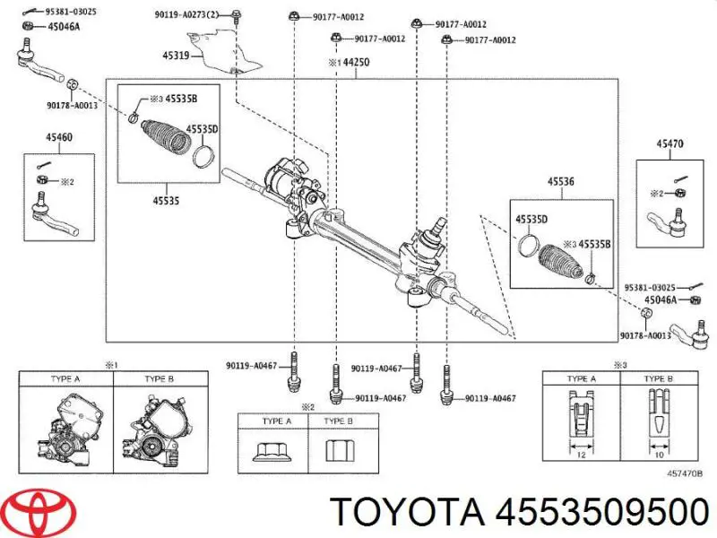  4553509500 Toyota