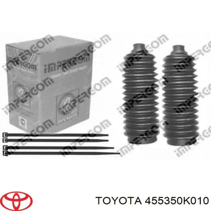 Пыльник рулевого механизма/рейки, левый Toyota 455350K010 цена, от 12.67 USD