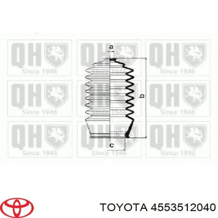 Fuelle, dirección 4553512040 Toyota