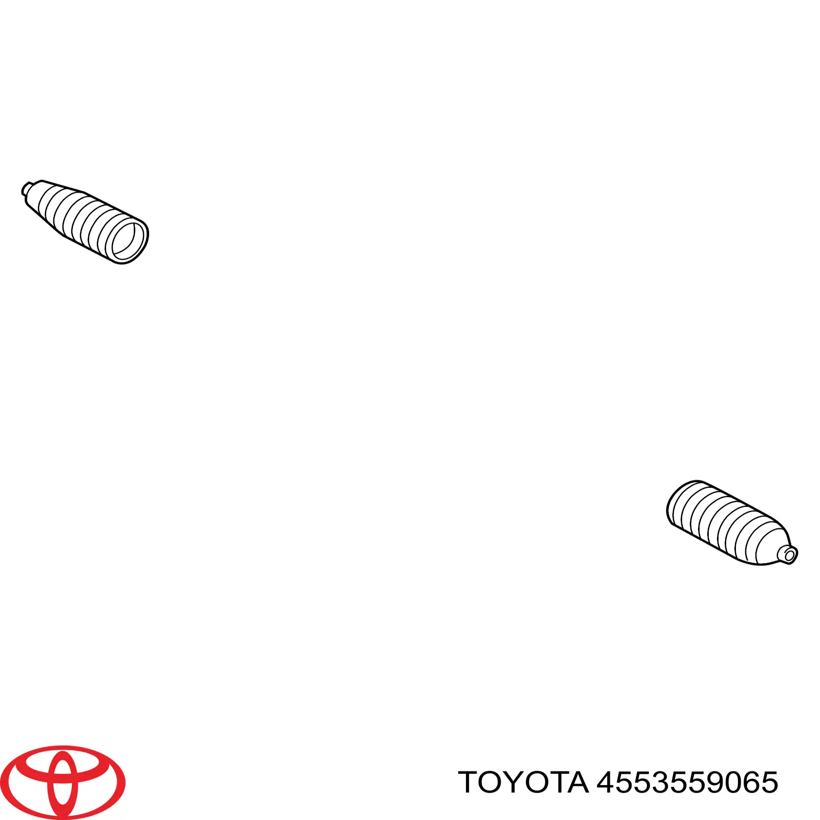 4553559065 Toyota пыльник рулевой рейки