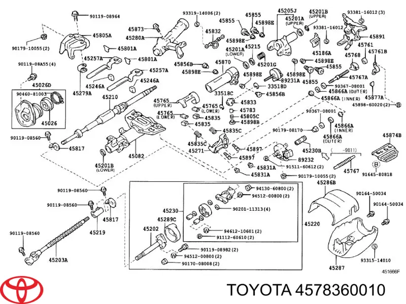 4578360010 Toyota 