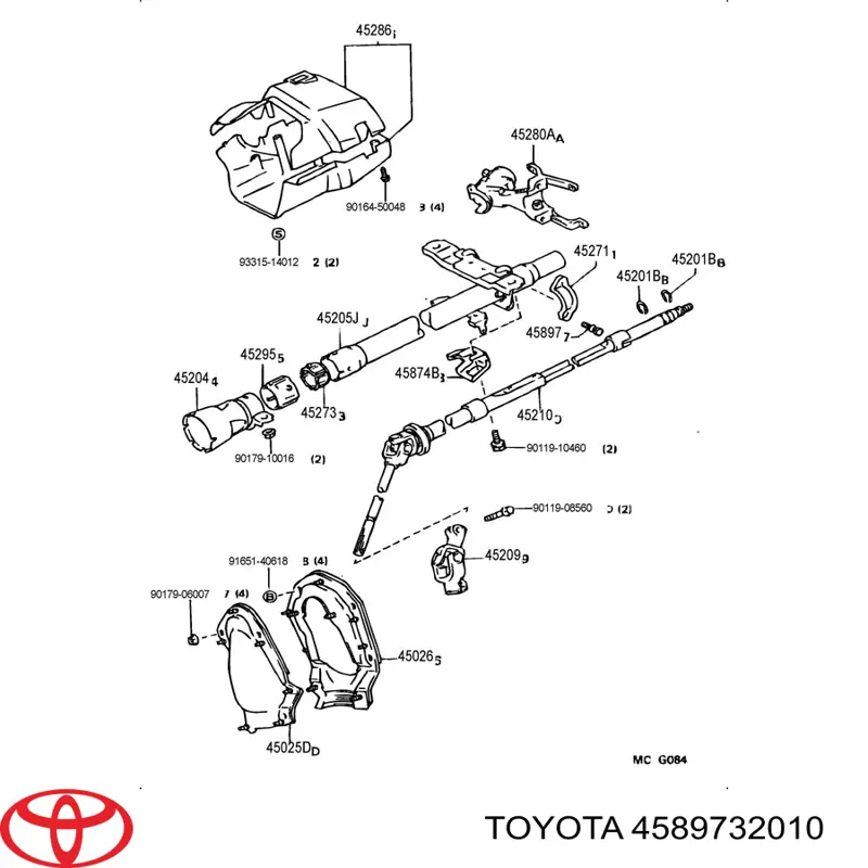 4589732010 Toyota 