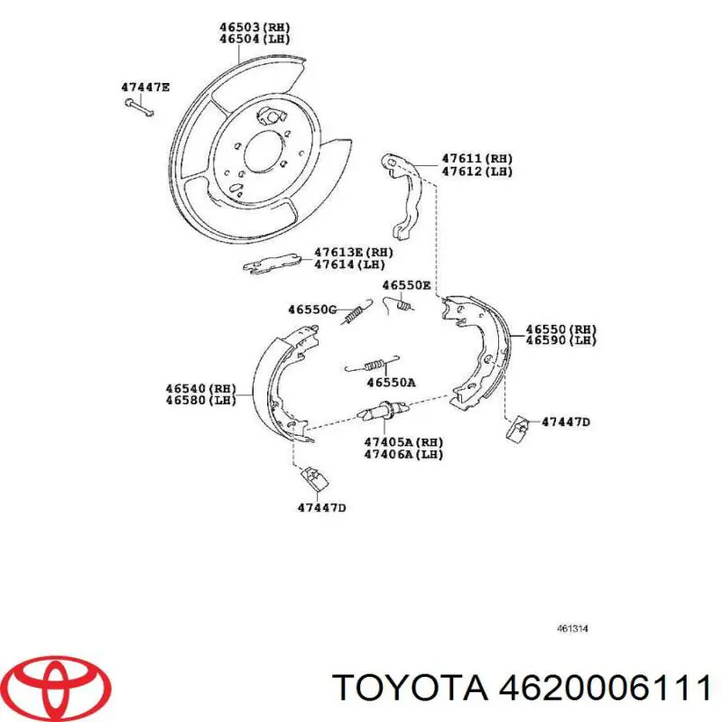  4620006111 Toyota